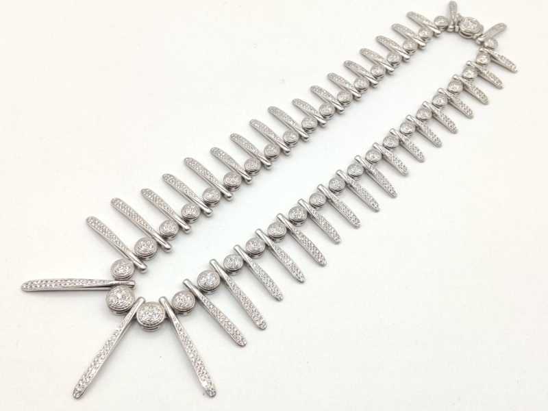 ダイヤモンド買取 ネックレス K18WG